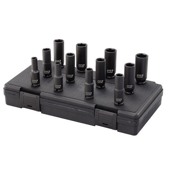 M7 IMPACT DEEP SOCKET SET 3/8  